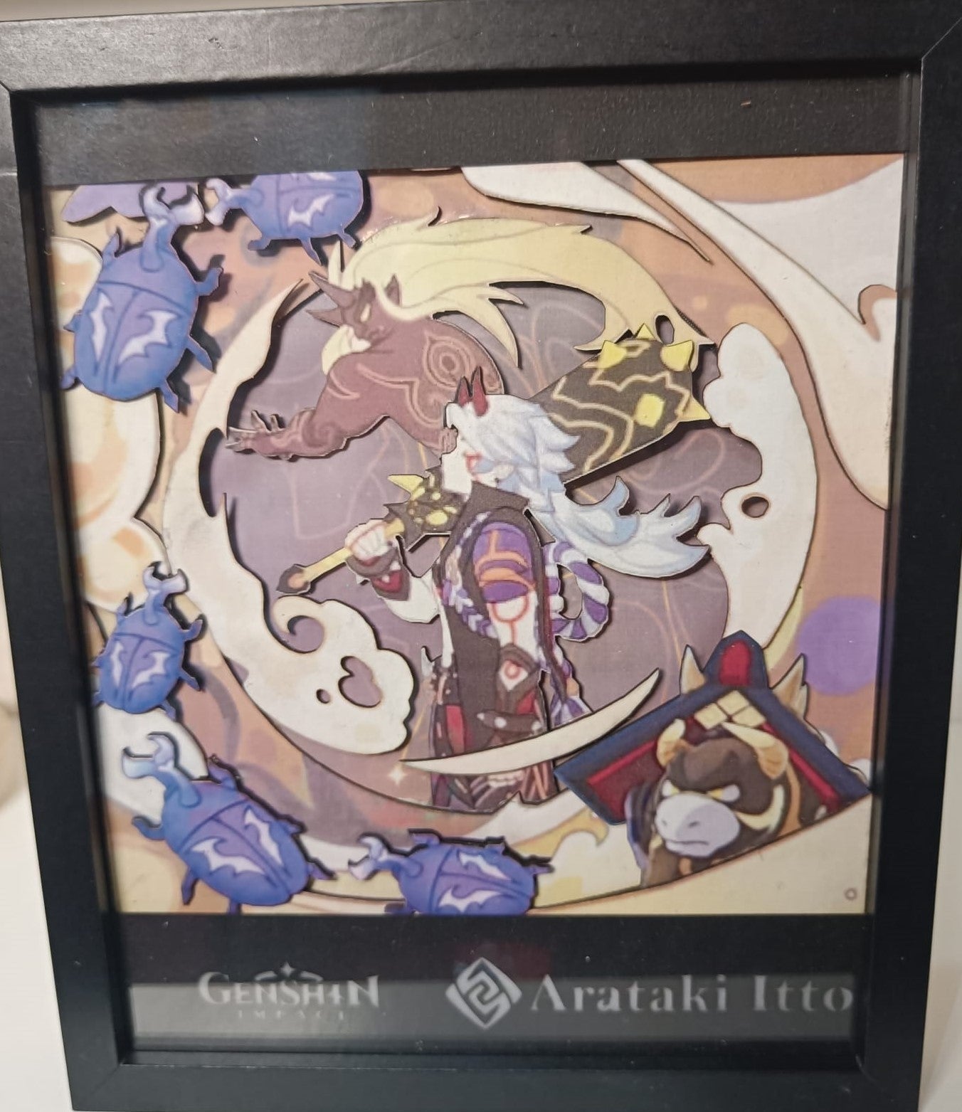 Lightbox Genshin Impact Arataki Itto – personaggio oni in primo piano