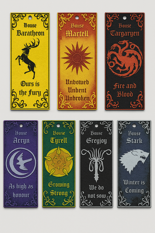 ❄️ Segnalibri Le Cronache del Ghiaccio e del Fuoco: eleganza e passione da collezione