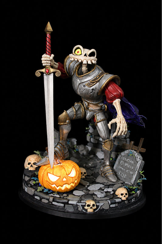 Sir Daniel Fortesque prende vita: una statua di MediEvil dipinta a mano su commissione