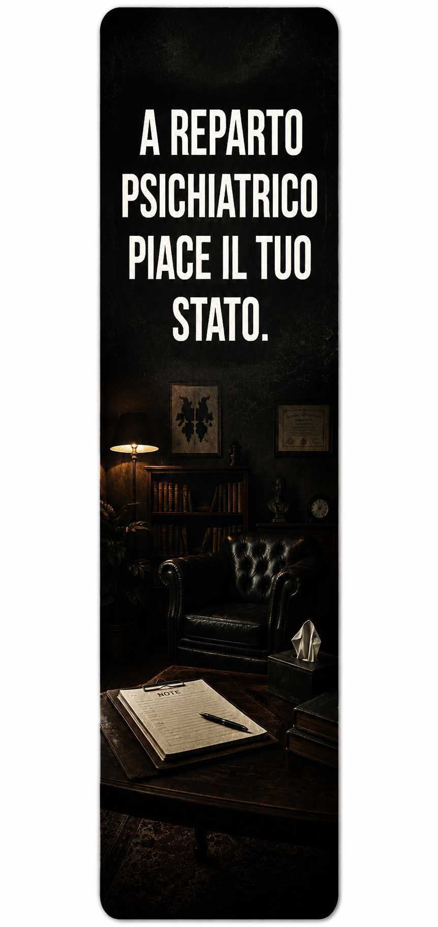 Segnalibri con Frasi Divertenti – Segnalibri Ironici Plastificati Opachi o Trasparenti