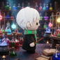 Draco Malfoy Statua 3D Crochet da Collezione - creazione artigianale