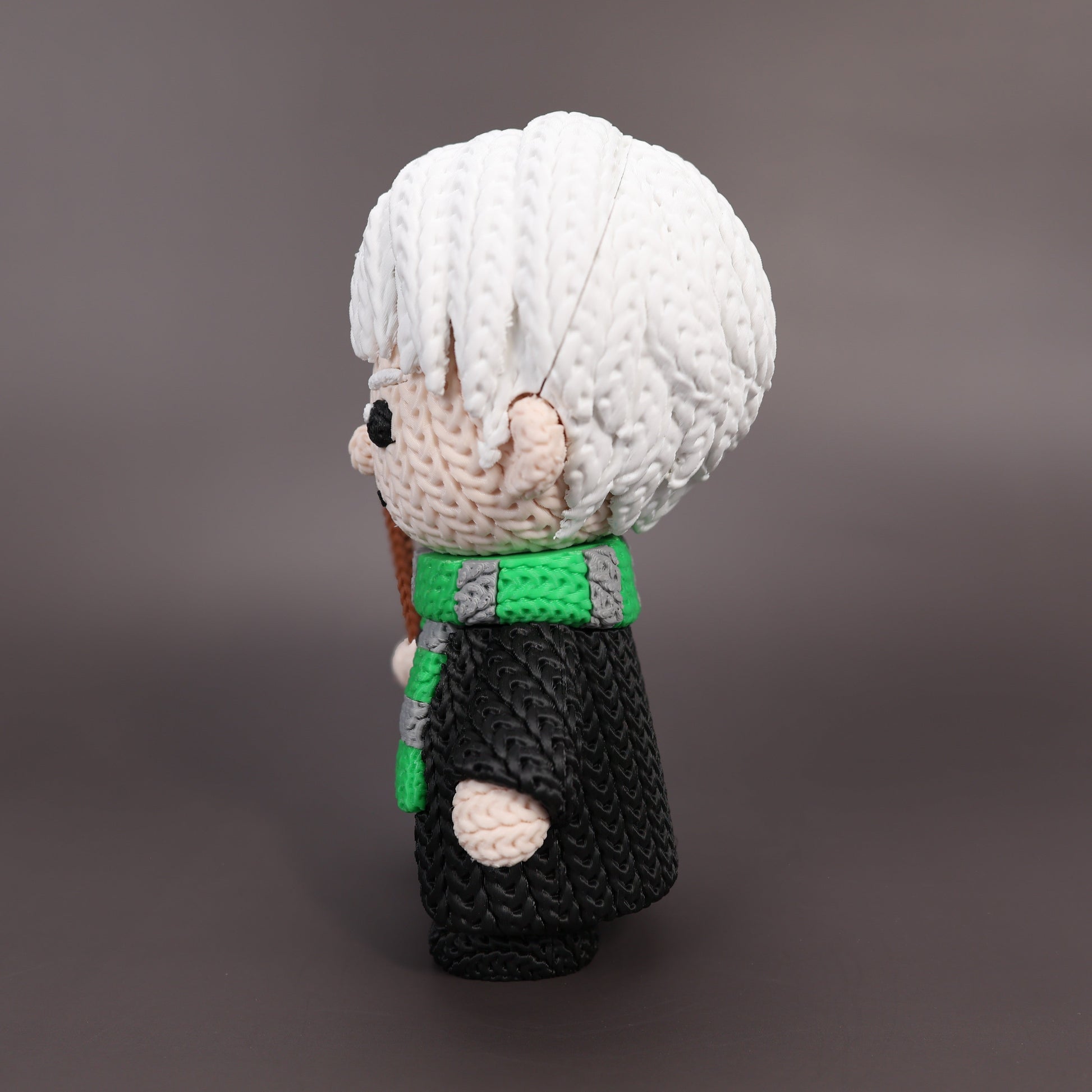 Draco Malfoy Statua 3D Crochet da Collezione - creazione artigianale
