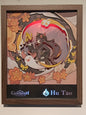 Lightbox artigianale Genshin Impact Hu Tao – multilivello con fantasma