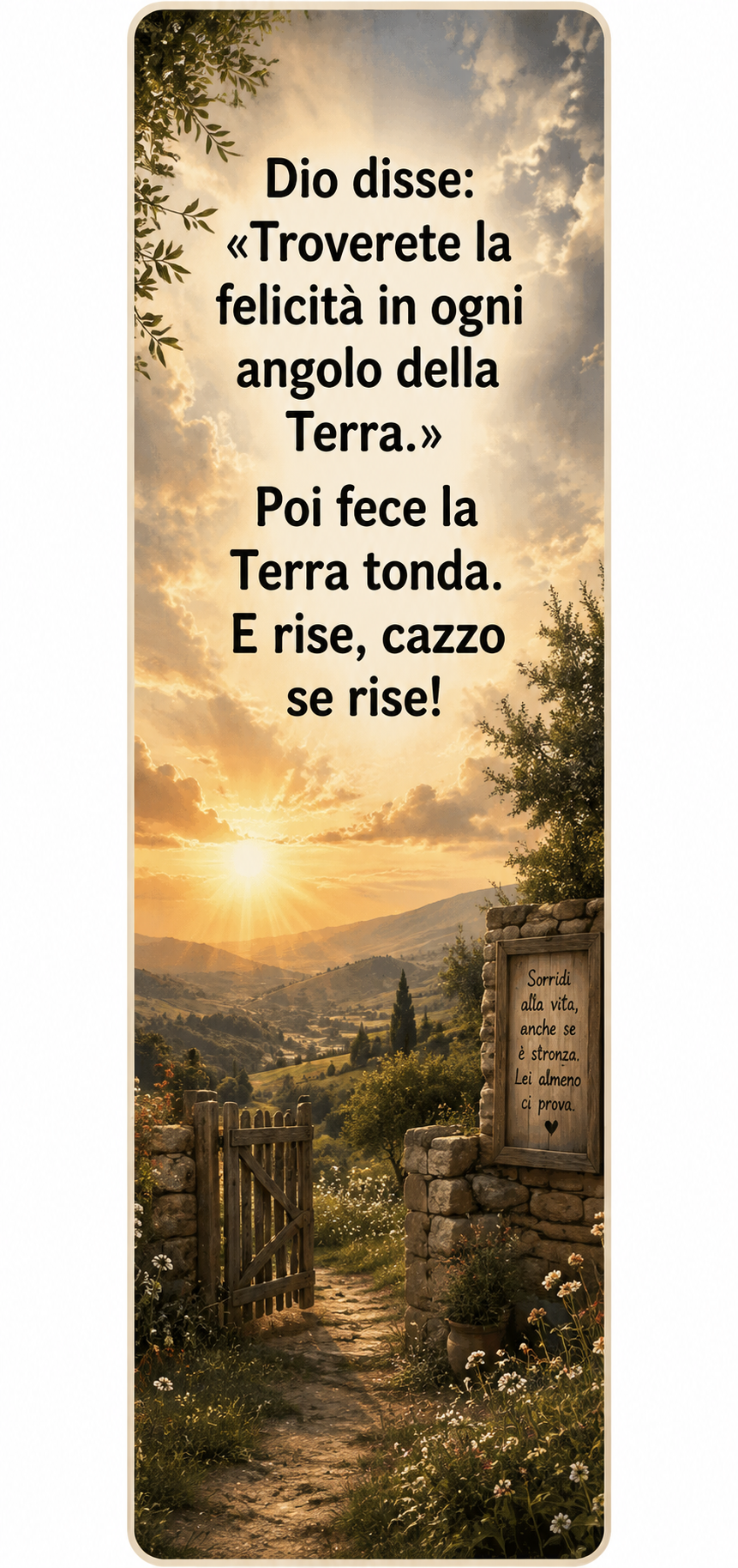 Segnalibri con Frasi Divertenti – Segnalibri Ironici Plastificati Opachi o Trasparenti