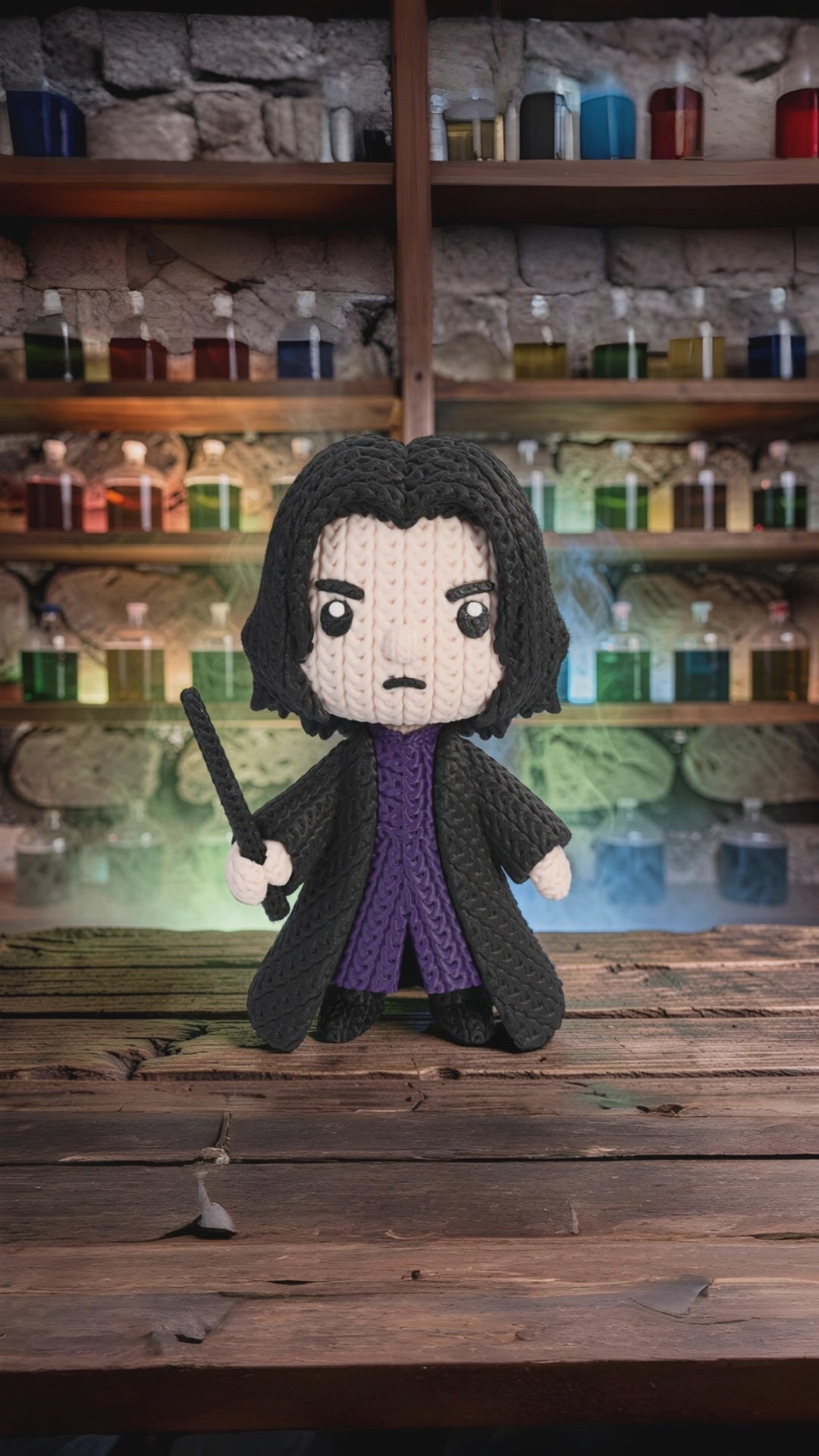 statuetta severus piton decorazione fantasy collezione maghi