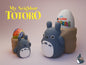 Totoro crochet – Porta ovetti artigianale Ghibli in PLA handmade