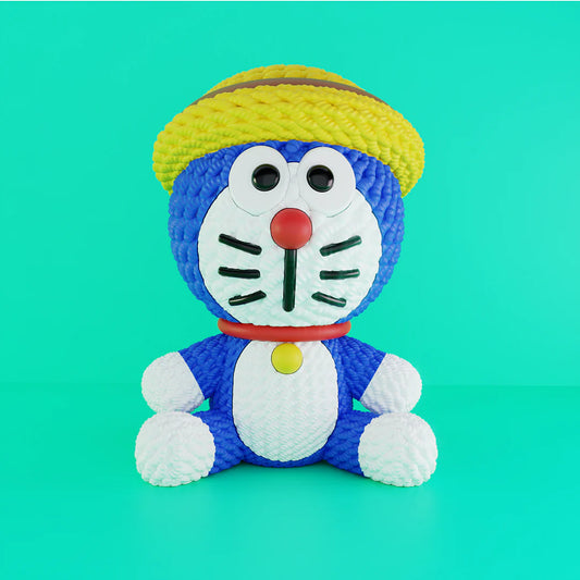 Statua Doraemon Crochet realizzata artigianalmente su licenza NaraaPrints